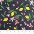 Lemon Dark Grey Cotton